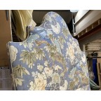 Kingsize Samson Headboard Linwood Royal Garden Cornflower DD