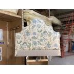 Kingsize Samson Headboard Linwood Kitty Blue/Green DD