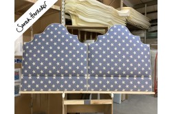 Twin Single Samson Headboards Sarah Hardaker Big Star Indigo DD