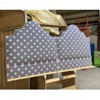 Twin Single Samson Headboards Sarah Hardaker Big Star Indigo DD