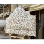 Charlotte Gaisford White House Blue Super King Samson Headboard DD
