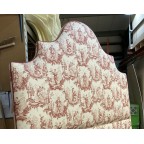  Kingsize Samson Headboard Lewis & Wood Toile Rhone DD
