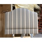 Double Barra Headboard Julia Brendel Memory Stripe Tarmac DD