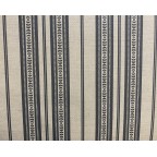 Double Barra Headboard Julia Brendel Memory Stripe Tarmac DD