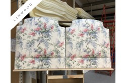 Twin Single Puffin Headboards Linwood Vita Pink/Blue DD