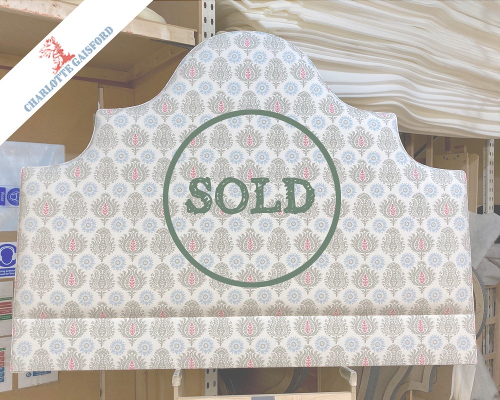 SOLD Super King Samson Headboard Charlotte Gaisford Sharanshar Dream Pink DD