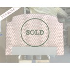 SOLD Double Puffin Headboard Fermoie Botany 003 DD
