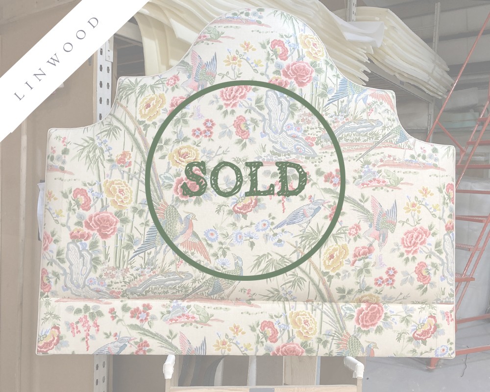 SOLD Kingsize Samson Headboard Linwood Mandai Primrose DD