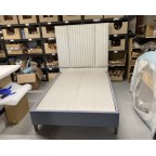 Double Tiree Bed Christopher Farr Cloth Cremaillere Soft Blue EX