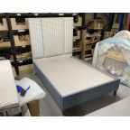 Double Tiree Bed Christopher Farr Cloth Cremaillere Soft Blue EX