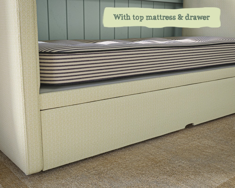 6ft Super King Harris Coll Divan Bed Zip Link Twins FREE