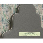 Single Bed Eigg Faux Wool Mist Contrast Piped House Cotton Vanilla