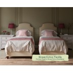 Single Bed Puffin House Cotton Vanilla Contrast Piped House Cotton Vanilla