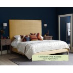 Single Grand Bed Arran Customers Own Material 165cm High Headend 6ins Legs