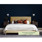 Single Grand Bed Arran Customers Own Material 127cm Low Headend 6ins Legs