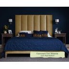 Single Grand Bed Taransay Customers Own Material 175cm High Headend 6ins Legs
