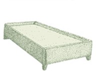 Single Guernsey Bed Base