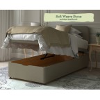 Single Ottoman Alderney Soft Weave Stone