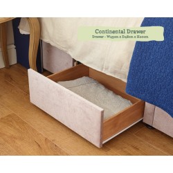 Kingsize Divan Bed Base Jersey Continental Drawers