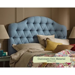 Euro King Headboard Tean Customers Own Material Self Buttoned