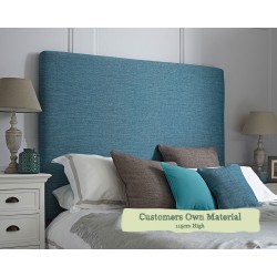 Euro King Headboard Arran Customers Own Material 115cm Height