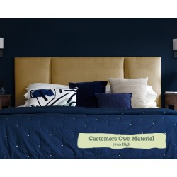 Euro King Headboard Tiree Customers Own Material 77cm Height