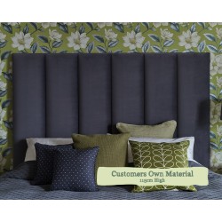 Euro King Headboard Taransay Customers Own Material 115cm High