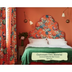 Euro King Bed Eigg Linwood Belleville Miji Tomato Self Piped