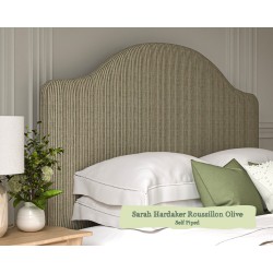 Euro King Bed Barra Sarah Hardaker Roussillon Olive Back Tacked Edge