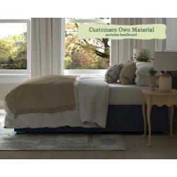 Euro King Ottoman Alderney Customers Own Material