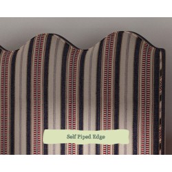 Solas Headboard with a Self Piped Edge