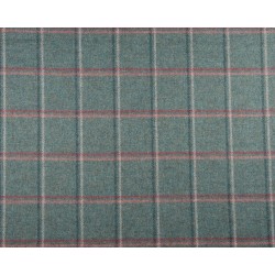 Wool Check Teal Swatch