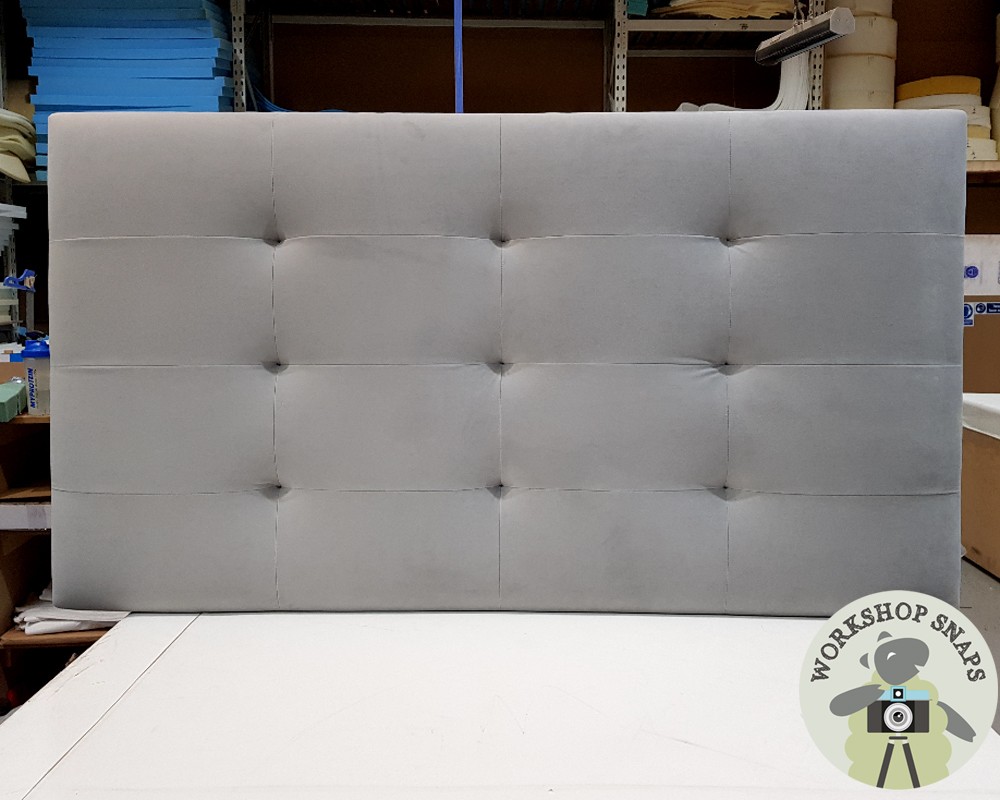 Super King Westray Headboard Flat Velvet Whisper EX The Headboard