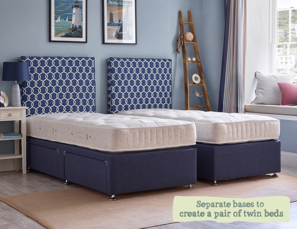 Stylish Bed And Headboard Solutions For, How Do You Connect Two Twin Bed Frames Together