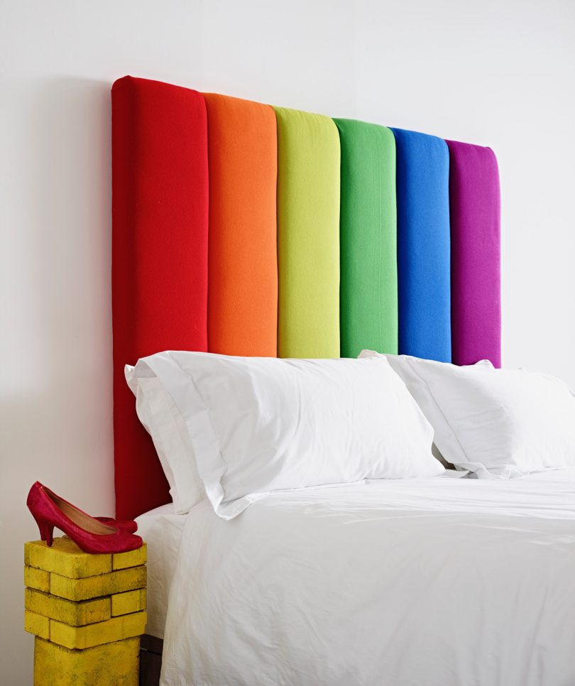 THW - Taransay Headboard - Multi Colour Wool, 45ins - Wizard of Oz Theme - LOW RES 1