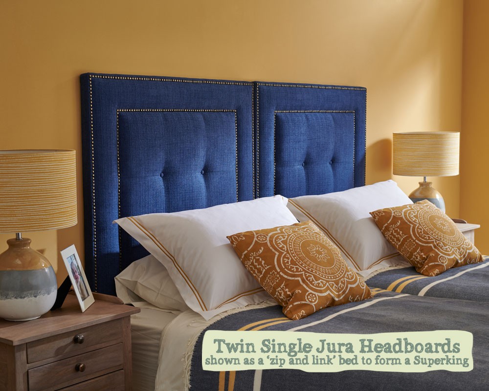 6ft Super King Zip And Link Beds The, King Headboard For Two Twin Beds