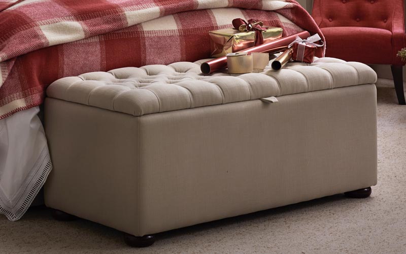 Upholstered Storage Ottomans