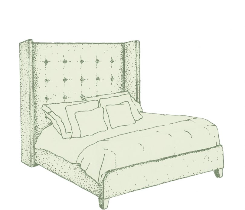 Winged Headboards Inspiration The Headboard Bedroom Design