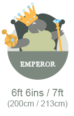 Emperor Width - 6ft 6ins or 7ft Wide - 200cm or 213cm