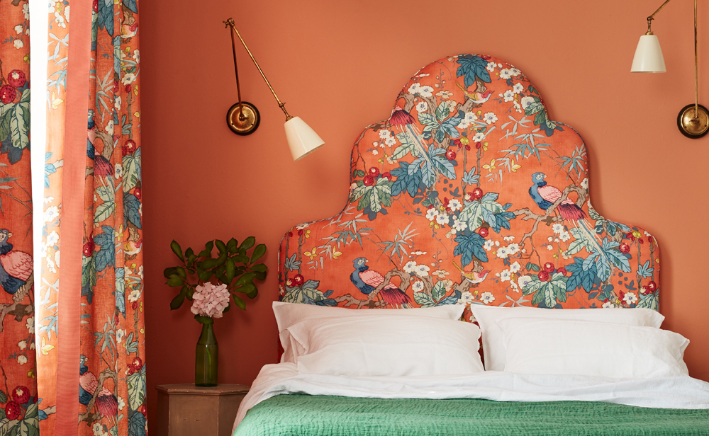 THW - Eigg Headboard - Linwood Belleville Miji Tomato, Self Piped - LOW RES 2