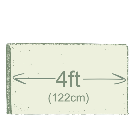 4ft Wide Upholstered Three Quarter Headboards - Free Delivery Over £500 UK Mainland