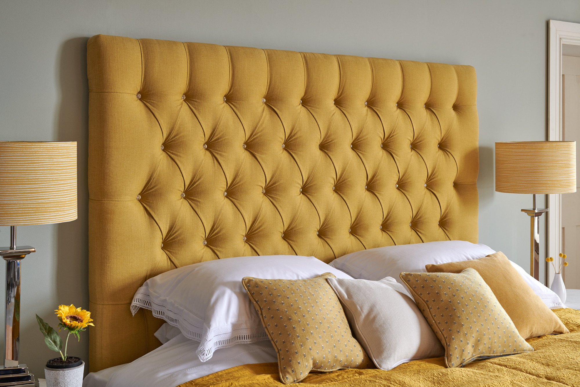 Iona Deep Buttoned Headboard