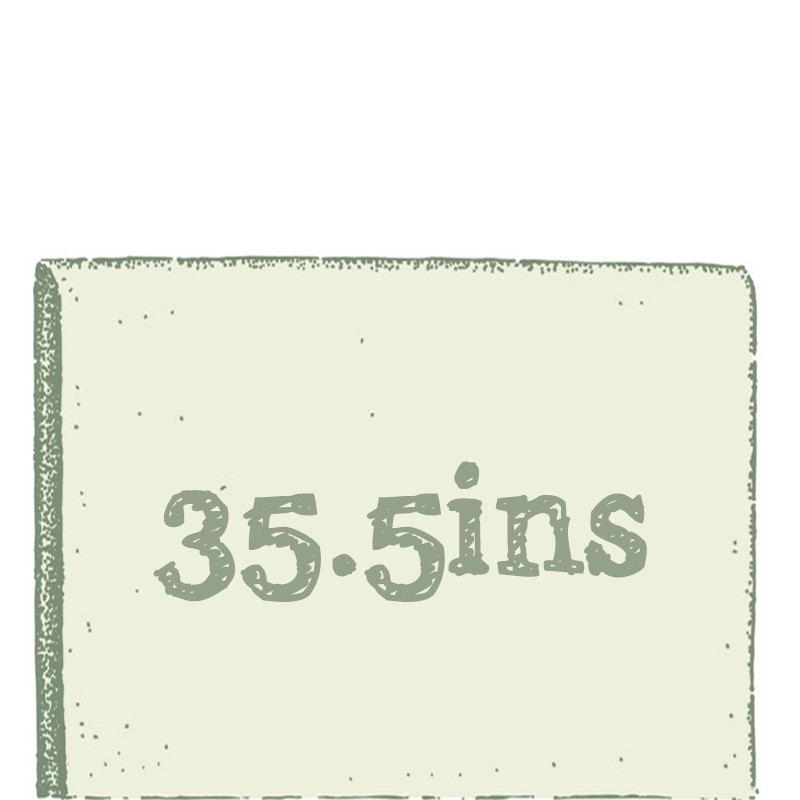 35.5ins (90cm)