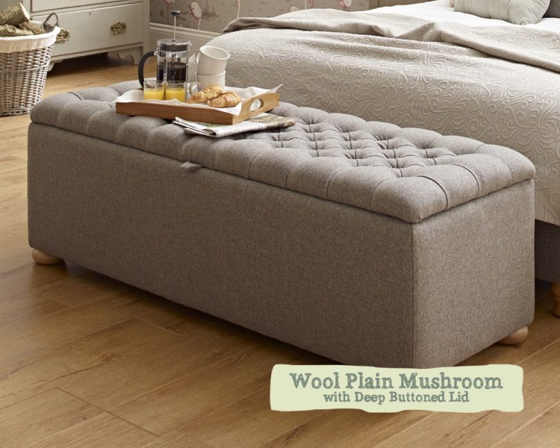 matching ottoman for your headboard