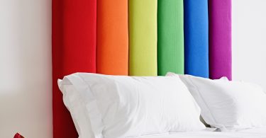 THW - Taransay Headboard - Multi Colour Wool, 45ins - Wizard of Oz Theme - LOW RES 1