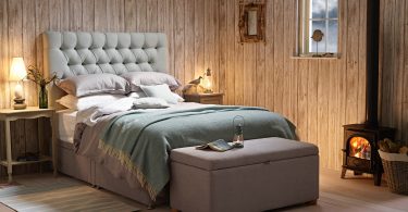 Pure Cotton Buttoned Headboard