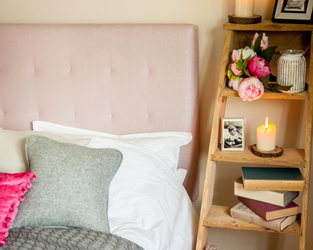 Contemporary Blush Headboard