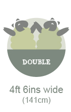 Double Width - 4ft 6ins Wide - 141cm
