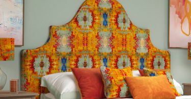 Samson Bed in Susi Bellamy Grey Stucco