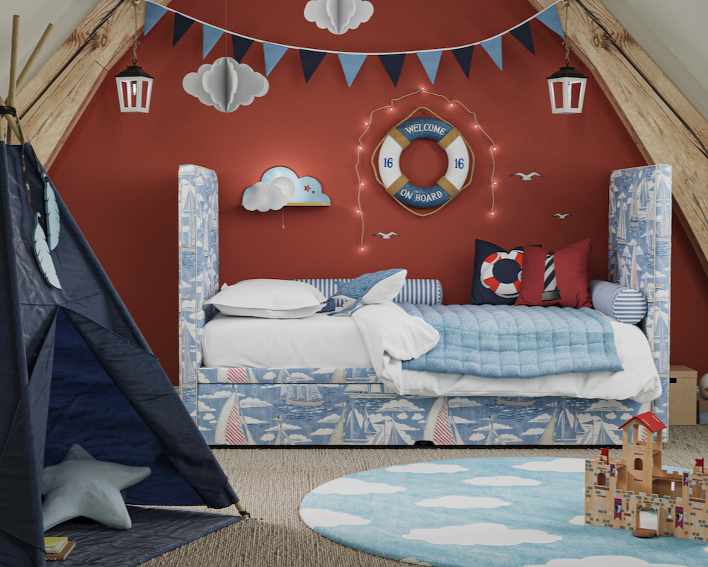 Harris-Flexibed-High-Headends-Port-Isaac-Sailor-Nautical-Contrast-Piped-House-Cotton-Vanilla-Bolsters-Drawer-Closed-Front